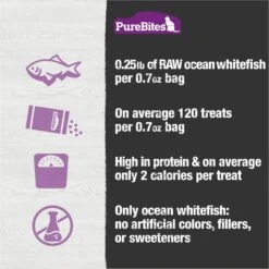 PureBites Ocean Whitefish Freeze-Dried Raw Cat Treats 14 PureBites Ocean Whitefish Freeze-Dried Raw Cat Treats -Blue Buffalo Shop 68237 PT5. AC SS1800 V1677615547