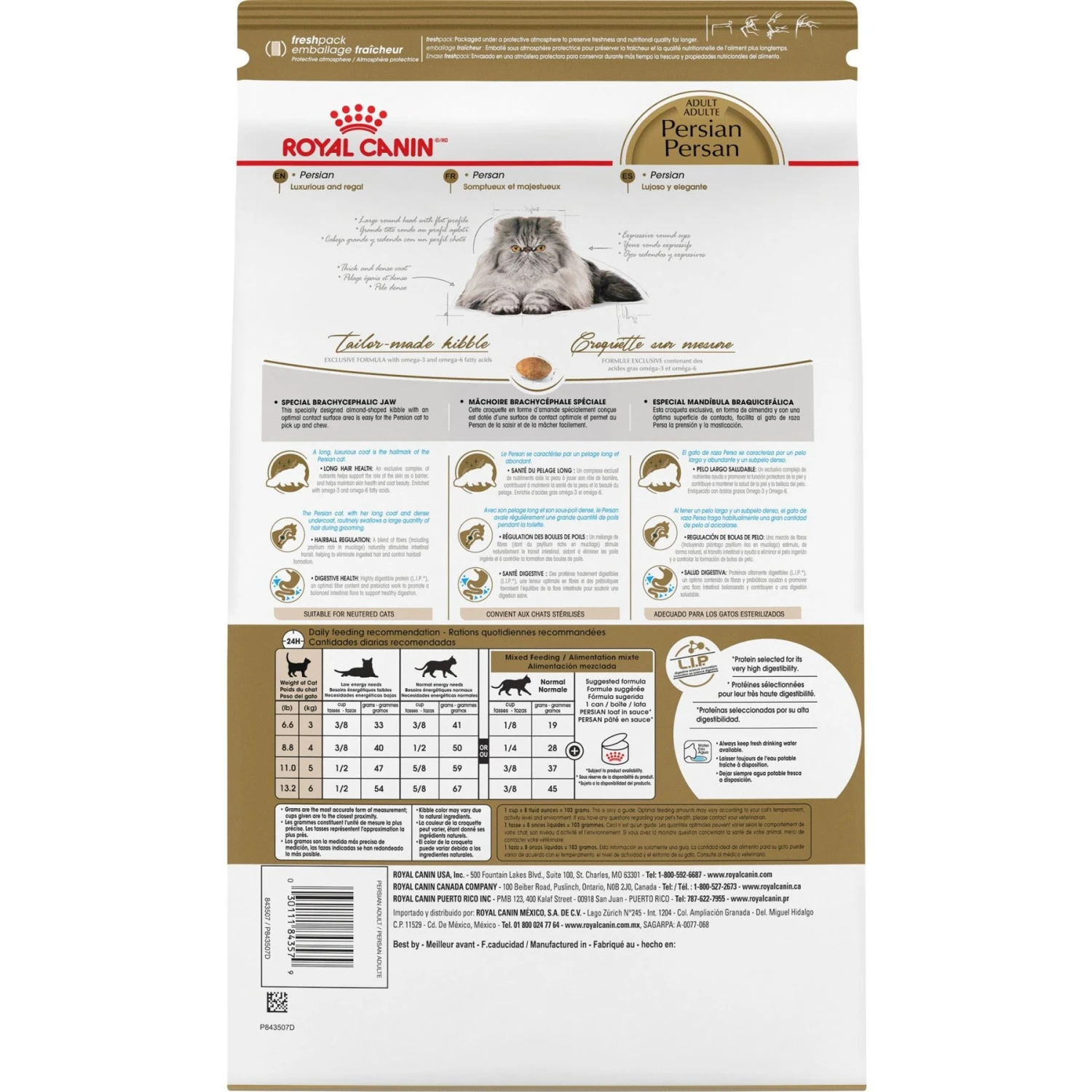 Royal Canin Feline Breed Nutrition Persian Adult Dry Cat Food 5 Royal Canin Feline Breed Nutrition Persian Adult Dry Cat Food - Image 3