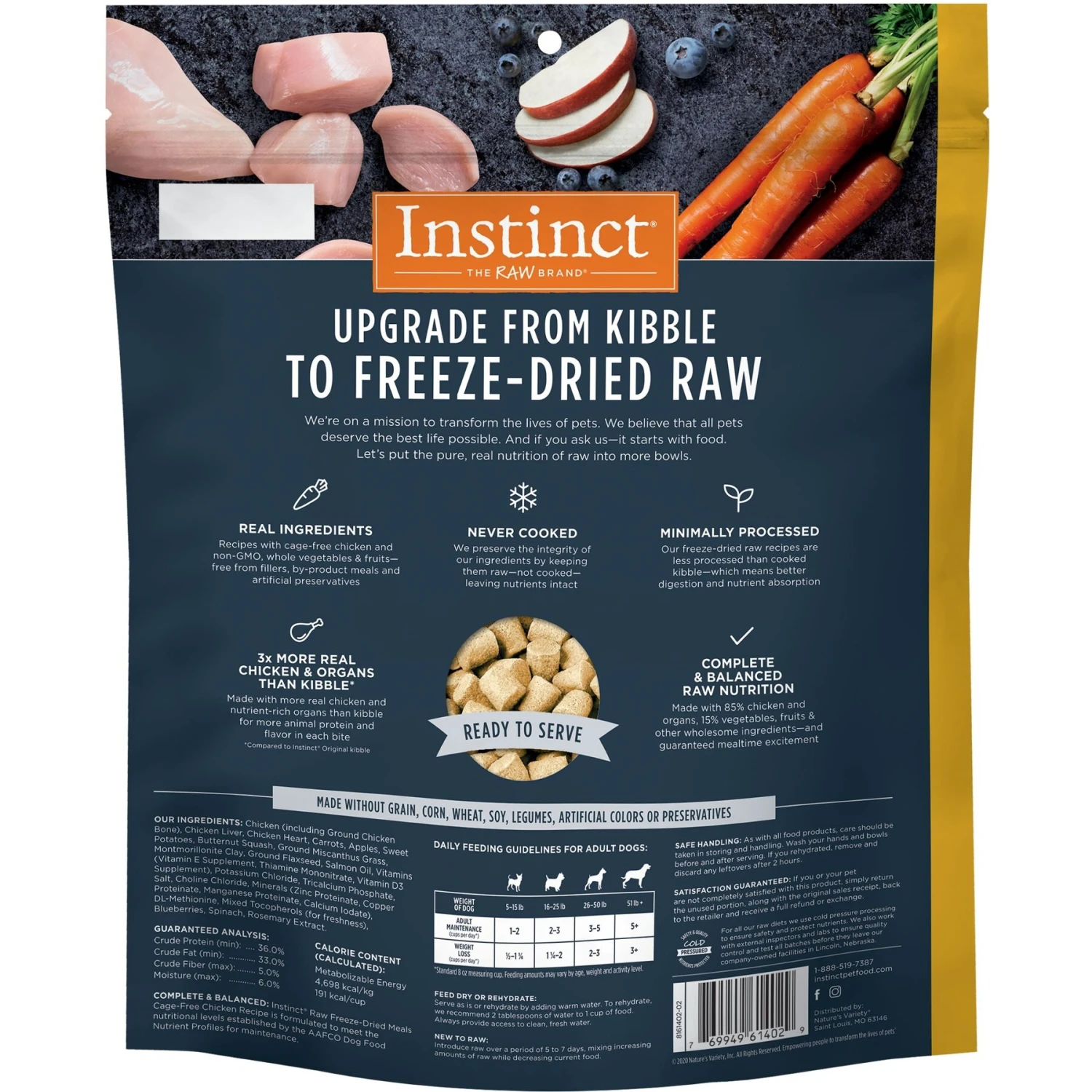 Instinct Freeze-Dried Raw Meals Real Beef Recipe Grain-Free Dog Food & Instinct Freeze-Dried Raw Meals Cage-Free Chicken Recipe Grain-Free Dog Food 9 Instinct Freeze-Dried Raw Meals Real Beef Recipe Grain-Free Dog Food & Instinct Freeze-Dried Raw Meals Cage-Free Chicken Recipe Grain-Free Dog Food - Image 7