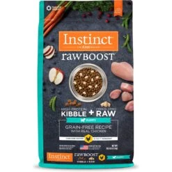 Instinct Bites Chicken Recipe Grain-Free Cage-Free Raw Frozen Puppy Food, 3-lb Bag + 2 Items -Blue Buffalo Shop 696542 PT7. AC SS1800 V1668107393
