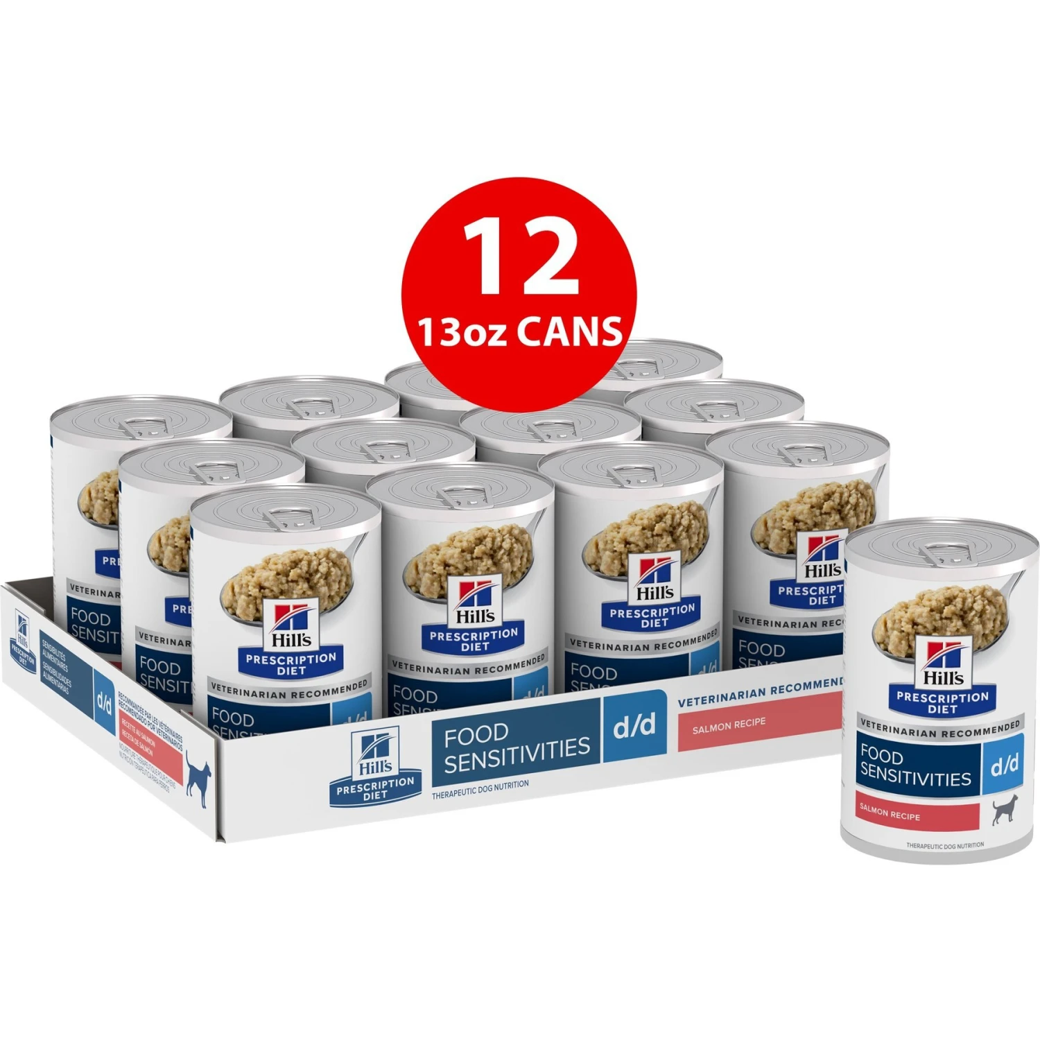 Hill's Prescription Diet D/d Skin/Food Sensitivities Salmon Formula Canned Dog Food 4 Hill's Prescription Diet D/d Skin/Food Sensitivities Salmon Formula Canned Dog Food - Image 2