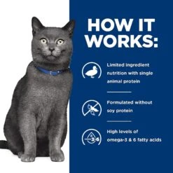 Hill's Prescription Diet D/d Skin/Food Sensitivities Duck & Green Pea Dry Cat Food 16 Hill's Prescription Diet D/d Skin/Food Sensitivities Duck & Green Pea Dry Cat Food -Blue Buffalo Shop 69854 PT5. AC SS1800 V1650512784