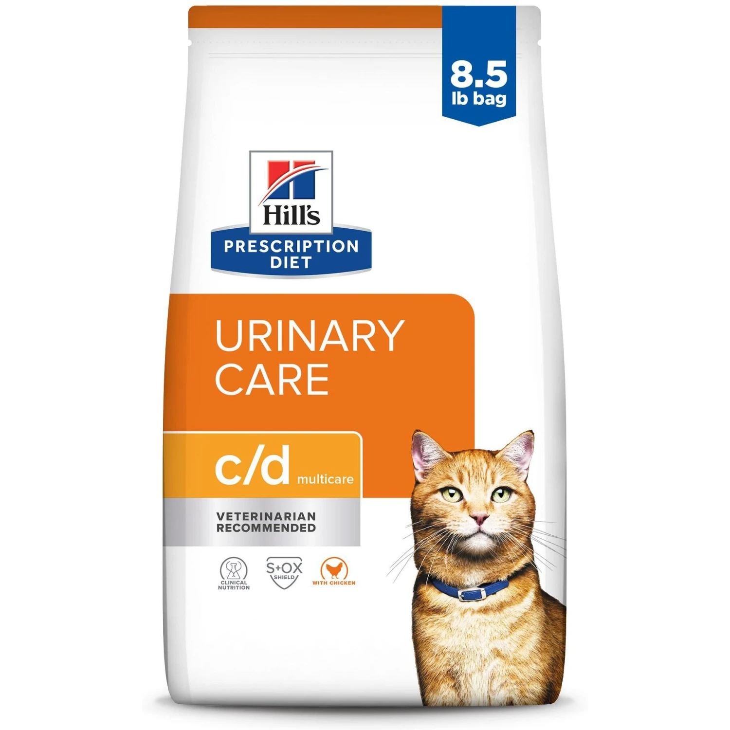 Hill's Prescription Diet C/d Multicare Urinary Care With Chicken Dry Cat Food 3 Hill's Prescription Diet C/d Multicare Urinary Care With Chicken Dry Cat Food