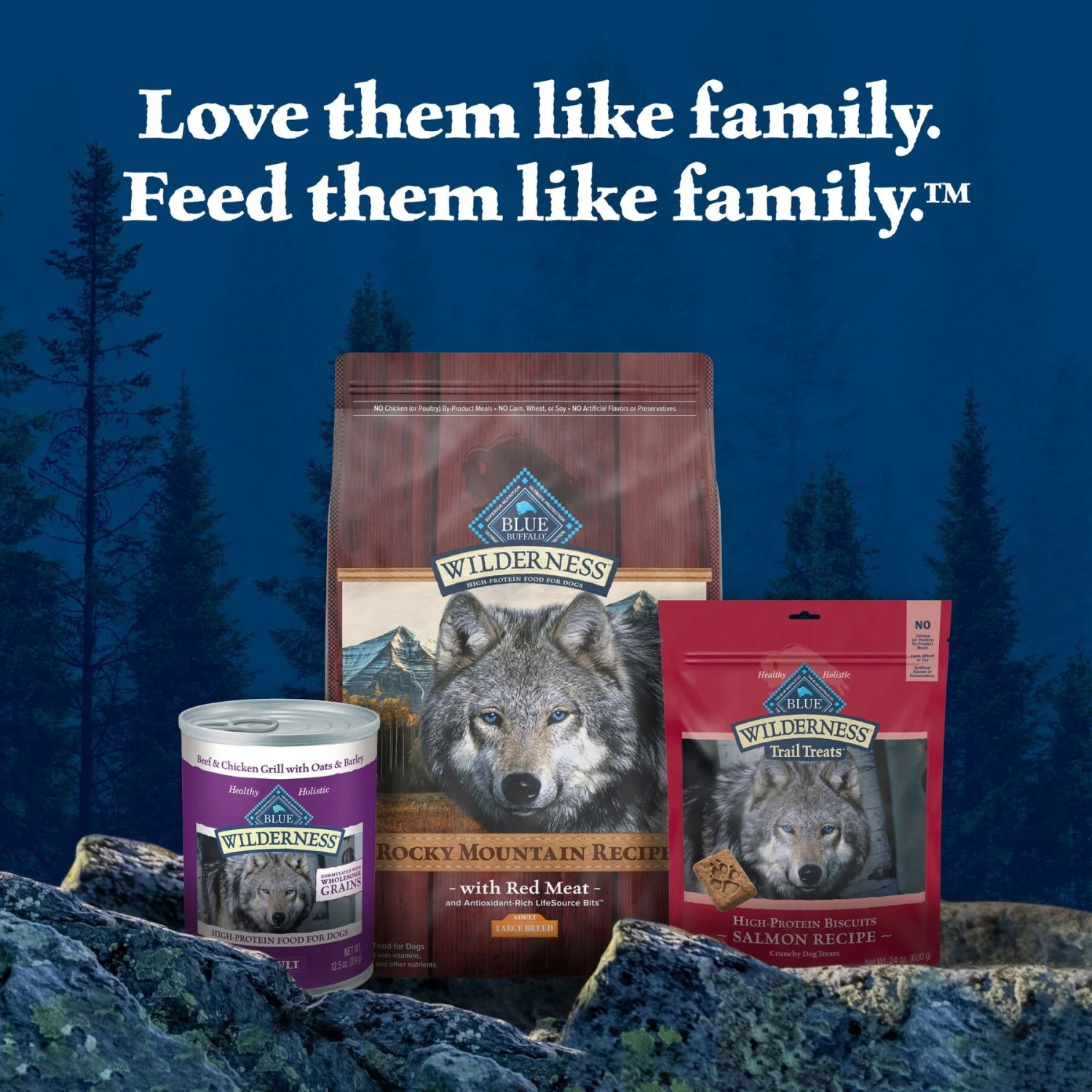 Blue Buffalo Wilderness Rocky Mountain Recipe Large Breed Adult High Protein Natural Red Meat & Grain Dry Dog Food 10 Blue Buffalo Wilderness Rocky Mountain Recipe Large Breed Adult High Protein Natural Red Meat & Grain Dry Dog Food - Image 8