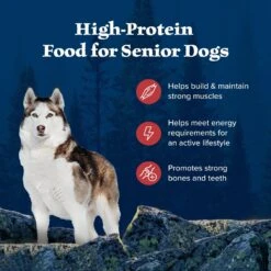 Blue Buffalo Wilderness Rocky Mountain Recipe Senior High Protein Natural Red Meat & Grain Dry Dog Food, 28-lb Bag -Blue Buffalo Shop 711326 PT3. AC SS1800 V1694547714