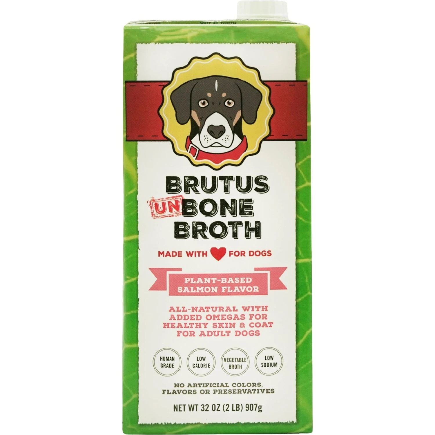 Brutus Broth Vegetable Broth Salmon Flavor Grain-Free Dog Food, 32-oz Bag 3 Brutus Broth Vegetable Broth Salmon Flavor Grain-Free Dog Food, 32-oz Bag