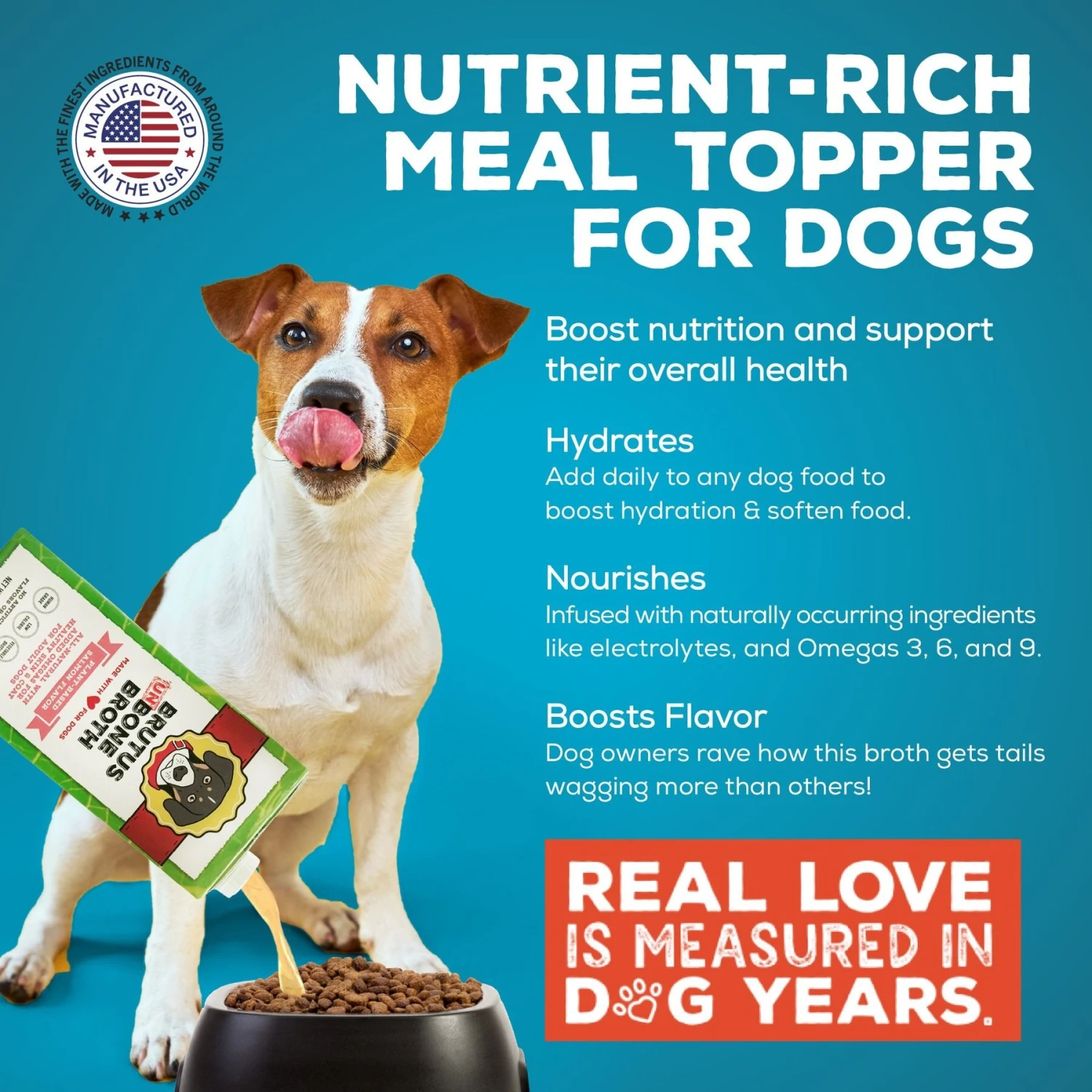 Brutus Broth Vegetable Broth Salmon Flavor Grain-Free Dog Food, 32-oz Bag 4 Brutus Broth Vegetable Broth Salmon Flavor Grain-Free Dog Food, 32-oz Bag - Image 2