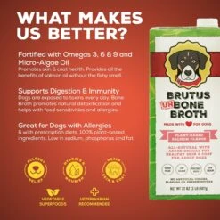 Brutus Broth Vegetable Broth Salmon Flavor Grain-Free Dog Food, 32-oz Bag 11 Brutus Broth Vegetable Broth Salmon Flavor Grain-Free Dog Food, 32-oz Bag -Blue Buffalo Shop 715054 PT2. AC SS1800 V1668762145