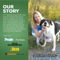 Brutus Broth Vegetable Broth Salmon Flavor Grain-Free Dog Food, 32-oz Bag 15 Brutus Broth Vegetable Broth Salmon Flavor Grain-Free Dog Food, 32-oz Bag -Blue Buffalo Shop 715054 PT6. AC SS1800 V1668761593