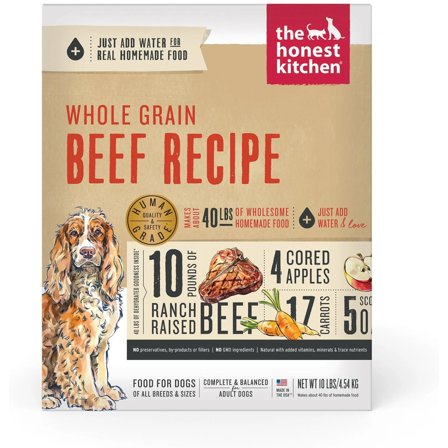 The Honest Kitchen Whole Grain Turkey Recipe + Beef Recipe Dehydrated Dog Food 8 The Honest Kitchen Whole Grain Turkey Recipe + Beef Recipe Dehydrated Dog Food - Image 6