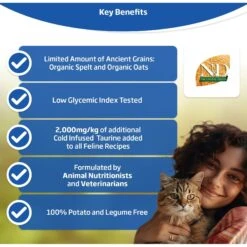 Farmina Natural & Delicious Chicken & Ancestral Low-Grain Formula Dry Cat Food -Blue Buffalo Shop 71990 PT2. AC SS1800 V1679514601