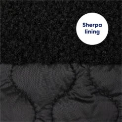 Frisco Heavy Weight Dog & Cat Quilted Hybrid Coat With Sherpa Lining -Blue Buffalo Shop 719918 PT5. AC SS1800 V1692195417