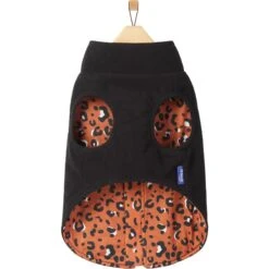 Frisco Light Weight Leopard Print Lined Fleece Dog & Cat Vest -Blue Buffalo Shop 720694 PT4. AC SS1800 V1692978494