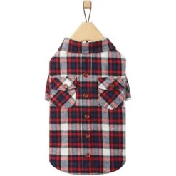 Frisco Red & Blue Plaid Dog & Cat Flannel Shirt -Blue Buffalo Shop 720838 PT3. AC SS1800 V1693401664