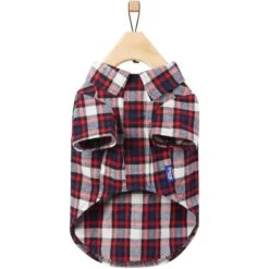 Frisco Red & Blue Plaid Dog & Cat Flannel Shirt -Blue Buffalo Shop 720838 PT4. AC SS1800 V1693401030