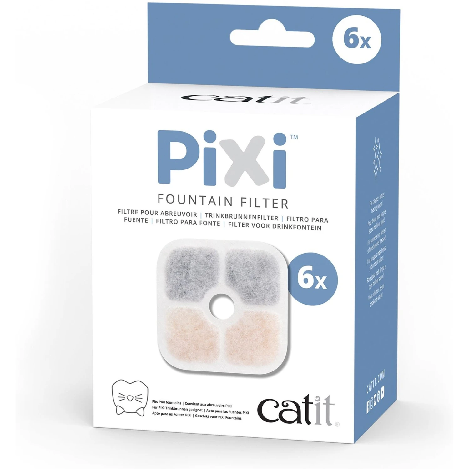 Catit Pixi Cartridge Cat Fountain Filter 3 Catit Pixi Cartridge Cat Fountain Filter
