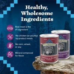 Blue Buffalo Wilderness Beef & Salmon Variety Pack Wet Dog Food 15 Blue Buffalo Wilderness Beef & Salmon Variety Pack Wet Dog Food -Blue Buffalo Shop 735422 PT5. AC SS1800 V1671574479