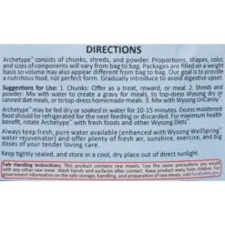 Wysong Archetype Quail Formula Freeze-Dried Raw Dog & Cat Food 12 Wysong Archetype Quail Formula Freeze-Dried Raw Dog & Cat Food -Blue Buffalo Shop 73669 PT4. AC SS1800 V1474484118