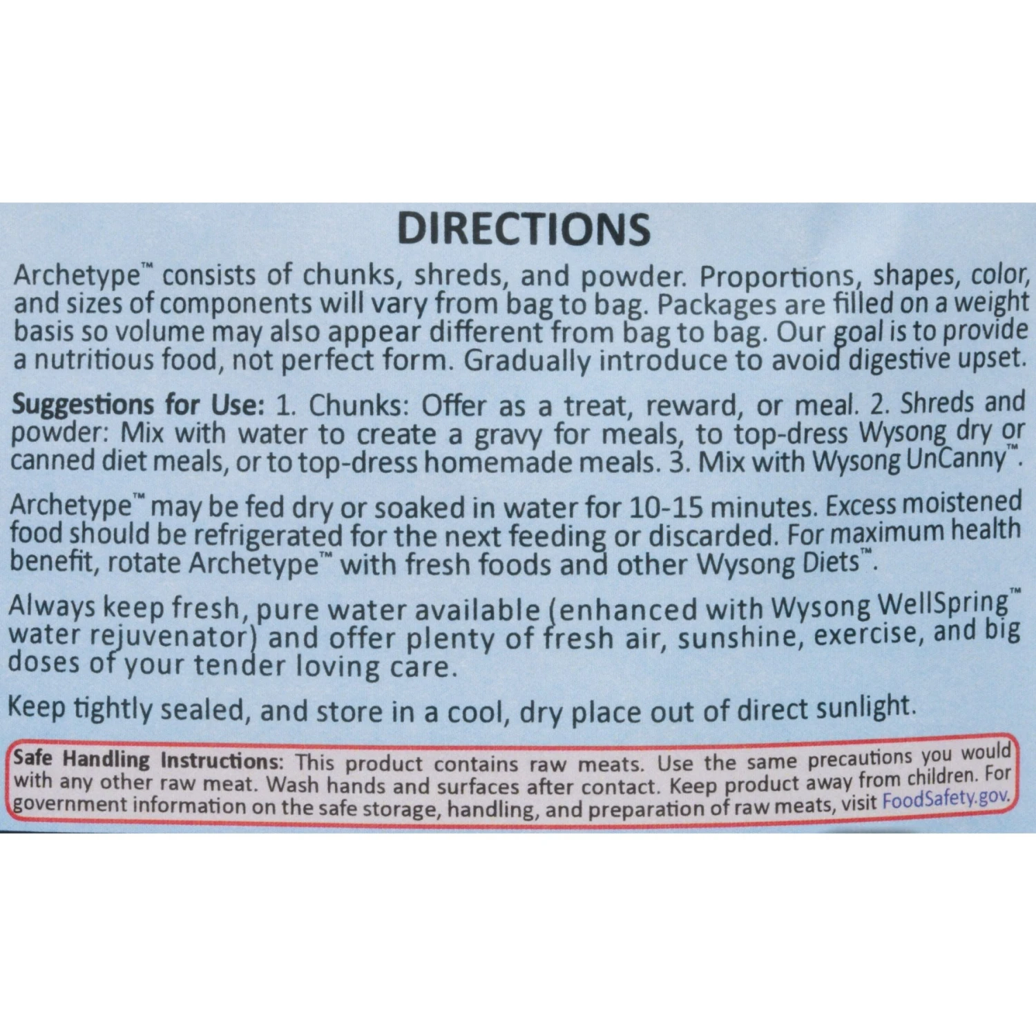 Wysong Archetype Quail Formula Freeze-Dried Raw Dog & Cat Food 7 Wysong Archetype Quail Formula Freeze-Dried Raw Dog & Cat Food - Image 5