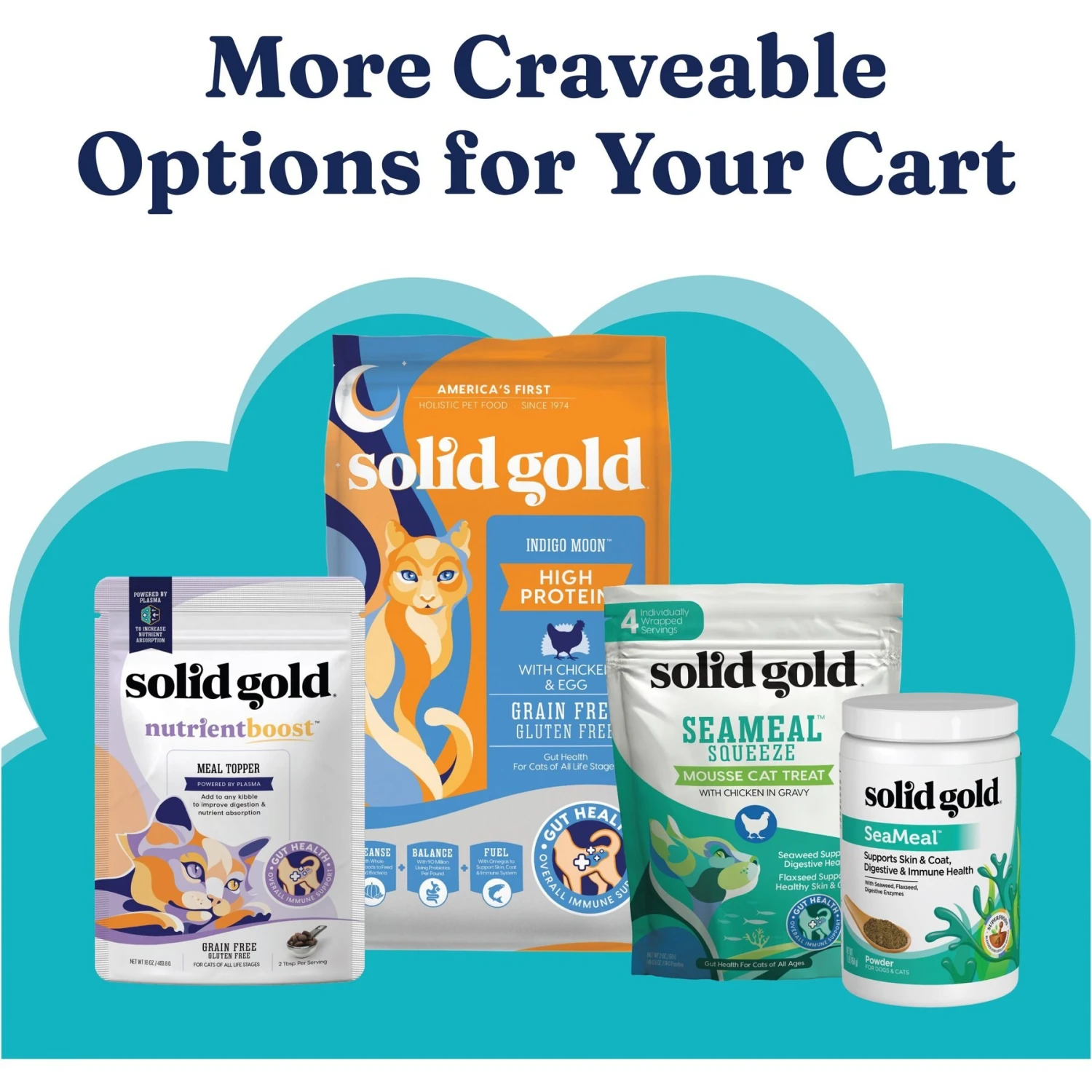 Solid Gold Nature's Harmony Chicken & Mackerel Recipe In Gravy Grain-Free Wet Cat Food, 2.8-oz Can, 24 Count 8 Solid Gold Nature's Harmony Chicken & Mackerel Recipe In Gravy Grain-Free Wet Cat Food, 2.8-oz Can, 24 Count - Image 6