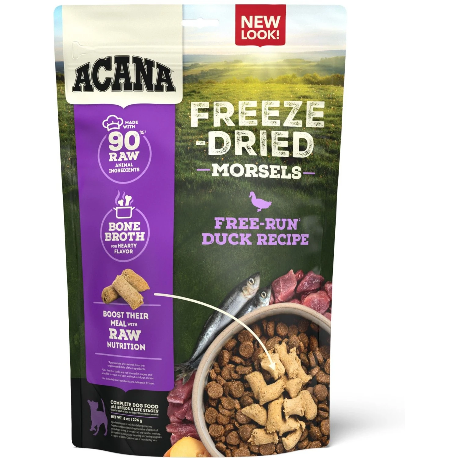 ACANA Duck Recipe Morsels Grain-Free Freeze-Dried Dog Food & Topper, 8-oz Bag 3 ACANA Duck Recipe Morsels Grain-Free Freeze-Dried Dog Food & Topper, 8-oz Bag