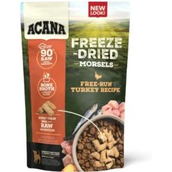 ACANA Free-Run Turkey Recipe Morsels Grain-Free Freeze-Dried Dog Food & Topper, 8-oz Bag