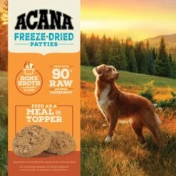 ACANA Free-Run Turkey Recipe Patties Grain-Free Freeze-Dried Dog Food & Topper, 14-oz Bag -Blue Buffalo Shop 741206 PT4. AC SS1800 V1688735921
