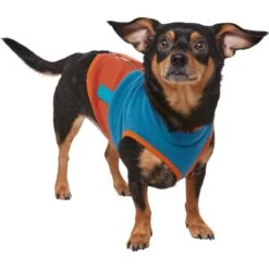 Frisco Light Weight Utility Colorblock Fleece Dog & Cat Vest -Blue Buffalo Shop 743030 PT2. AC SS1800 V1703194385