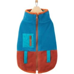 Frisco Light Weight Utility Colorblock Fleece Dog & Cat Vest -Blue Buffalo Shop 743030 PT3. AC SS1800 V1692203512