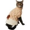 Frisco Cable Knit Dog & Cat Sweater Dress With Velvet Bow -Blue Buffalo Shop 745838 MAIN. AC SS1800 V1694794908