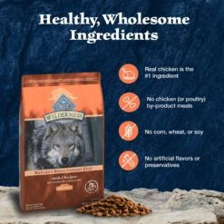 Blue Buffalo Wilderness Large Breed Adult High Protein Natural Chicken & Wholesome Grains Dry Dog Food -Blue Buffalo Shop 748294 PT5. AC SS1800 V1694547683