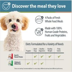 JustFoodForDogs Pantry Fresh Beef & Chicken Variety Pack, 12.5-oz Pouch, Case Of 4 -Blue Buffalo Shop 749822 PT3. AC SS1800 V1674768917