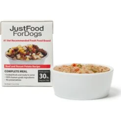 JustFoodForDogs Pantry Fresh Beef & Russet Potato Fresh Dog Food
