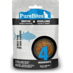 PureBites Cat Broths Tuna & Vegetables Food Topping
