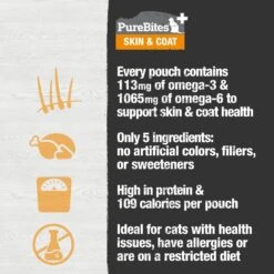 PureBites Plus Squeezables- Skin & Coat Cat Food Toppings 13 PureBites Plus Squeezables- Skin & Coat Cat Food Toppings -Blue Buffalo Shop 750622 PT4. AC SS1800 V1677594398
