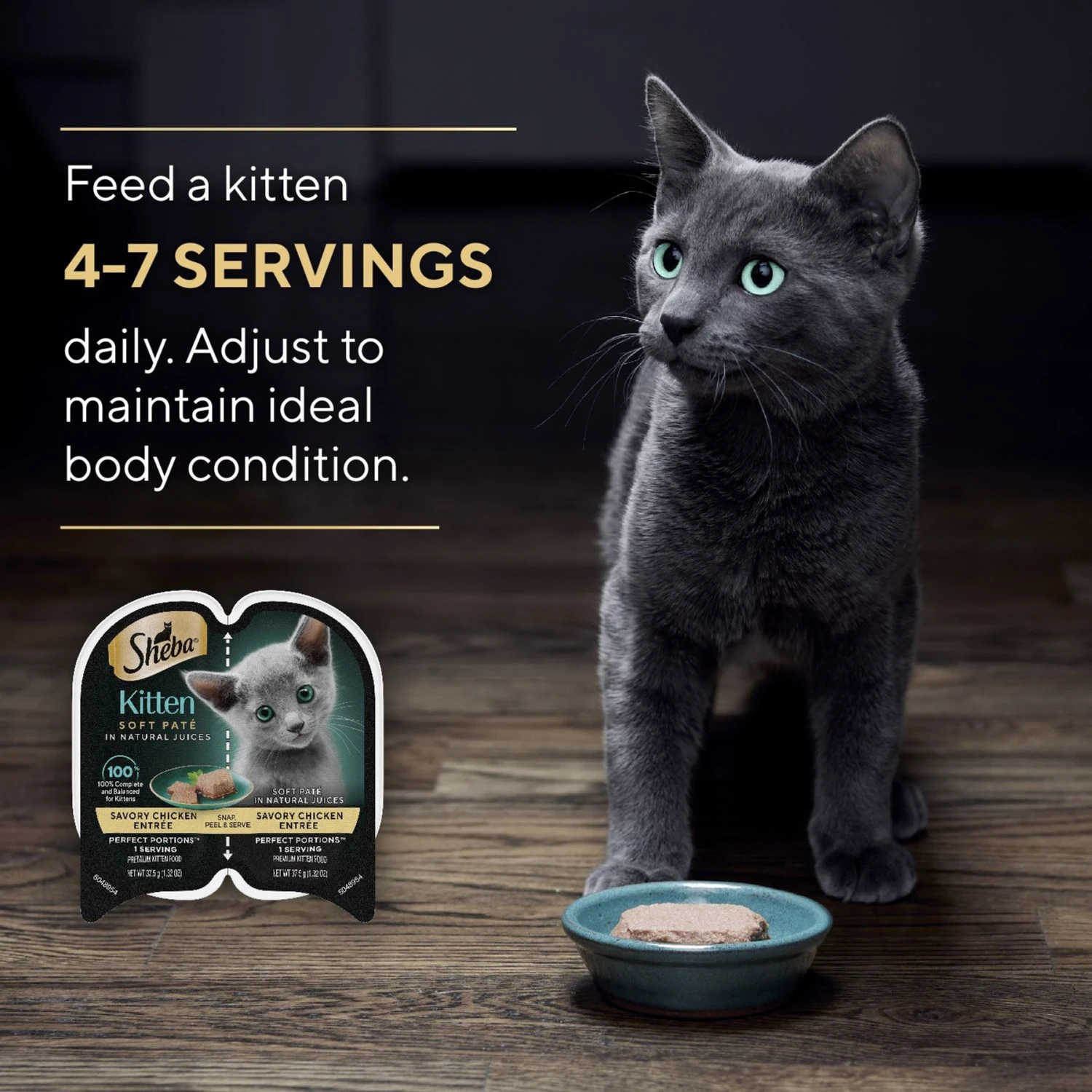 Sheba Perfect Portions Kitten Chicken Pate Wet Cat Food 9 Sheba Perfect Portions Kitten Chicken Pate Wet Cat Food - Image 7