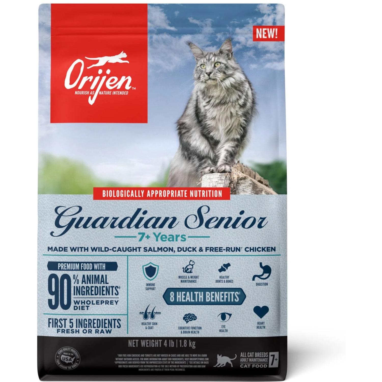 ORIJEN Guardian Senior 7+ Grain-Free Dry Cat Food 3 ORIJEN Guardian Senior 7+ Grain-Free Dry Cat Food