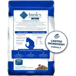 Blue Buffalo Basics Skin & Stomach Care Grain-Free Formula Duck & Potato Indoor Adult Dry Cat Food 12 Blue Buffalo Basics Skin & Stomach Care Grain-Free Formula Duck & Potato Indoor Adult Dry Cat Food -Blue Buffalo Shop 75578 PT1. AC SS1800 V1646282782
