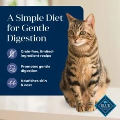 Blue Buffalo Basics Skin & Stomach Care Grain-Free Formula Duck & Potato Indoor Adult Dry Cat Food 13 Blue Buffalo Basics Skin & Stomach Care Grain-Free Formula Duck & Potato Indoor Adult Dry Cat Food -Blue Buffalo Shop 75578 PT2. AC SS1800 V1646272582