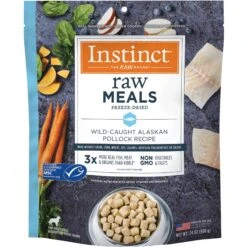 Instinct Meals Wild-Caught Alaskan Pollock Recipe Grain-Free Freeze-Dried Raw Dog Food