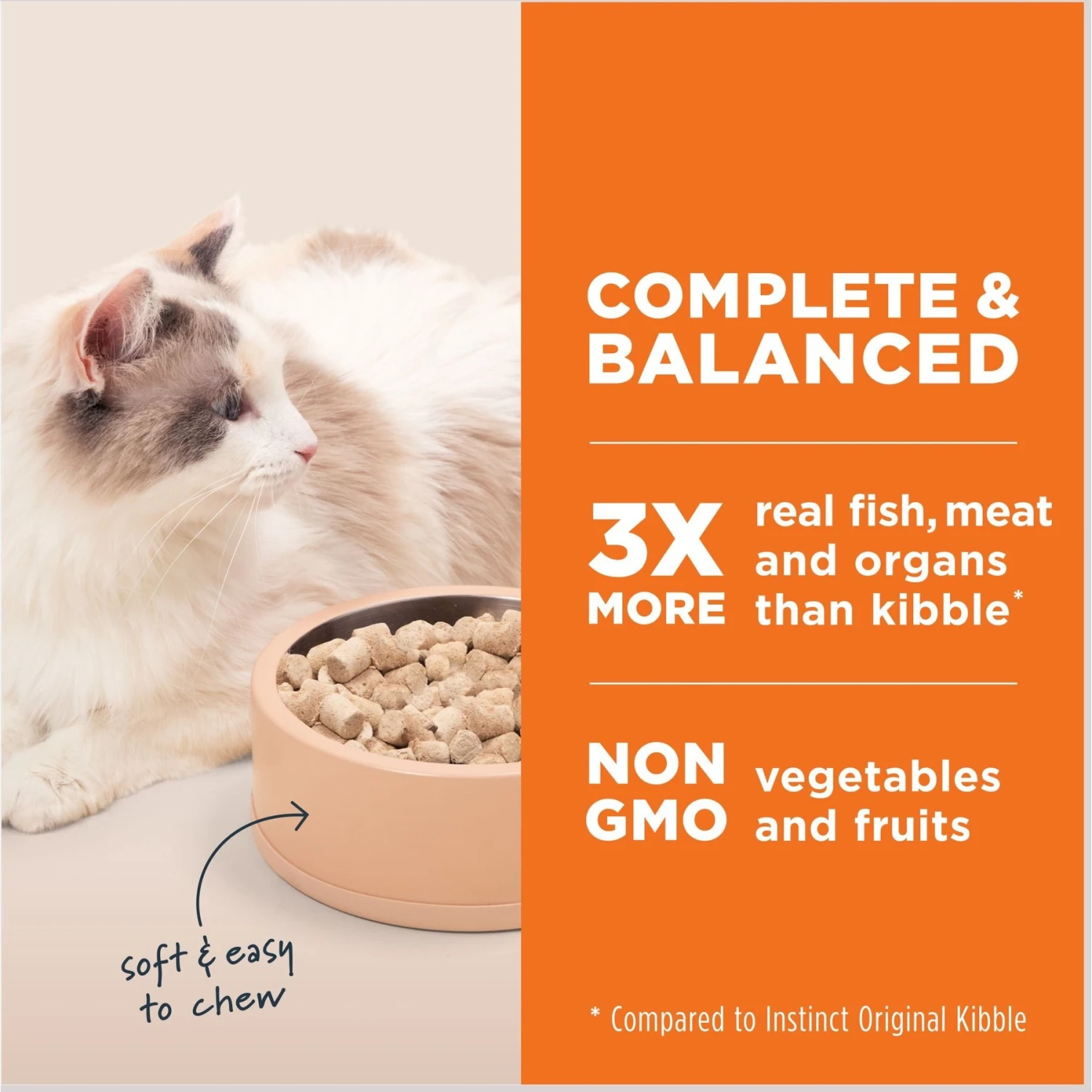 Instinct Meals Wild-Caught Alaskan Pollock Recipe Grain-Free Freeze-Dried Raw Cat Food, 9-oz Bag 7 Instinct Meals Wild-Caught Alaskan Pollock Recipe Grain-Free Freeze-Dried Raw Cat Food, 9-oz Bag - Image 5