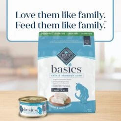 Blue Buffalo Basics Skin & Stomach Care Grain-Free Formula Fish & Potato Indoor Adult Dry Cat Food 19 Blue Buffalo Basics Skin & Stomach Care Grain-Free Formula Fish & Potato Indoor Adult Dry Cat Food -Blue Buffalo Shop 75581 PT8. AC SS1800 V1646275591