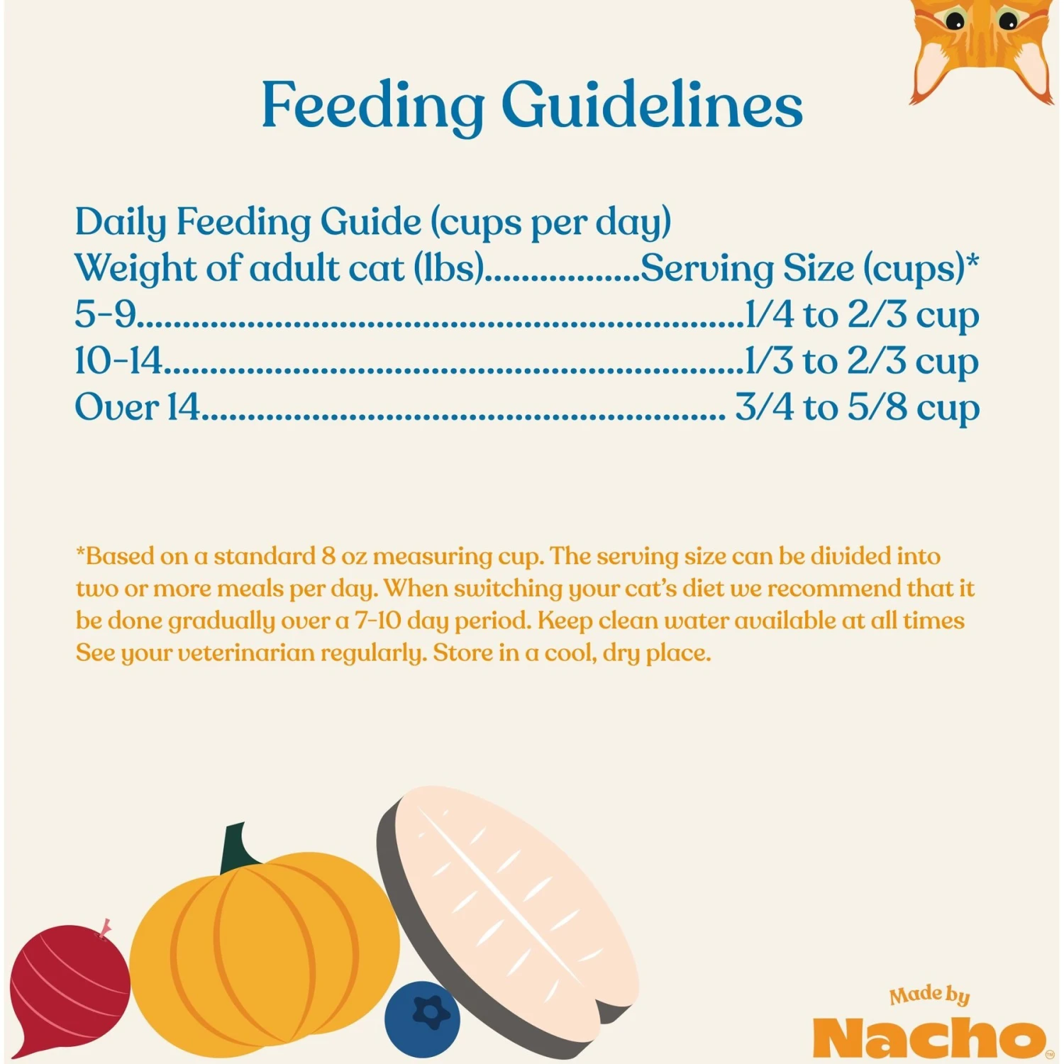 Made By Nacho Skin & Coat Support Sustainably Caught Whitefish & Pumpkin Recipe Dry Cat Food 10 Made By Nacho Skin & Coat Support Sustainably Caught Whitefish & Pumpkin Recipe Dry Cat Food - Image 8
