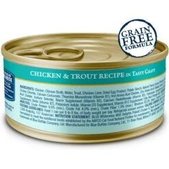 Blue Buffalo Wilderness Wild Delights Flaked Chicken & Trout Grain-Free Canned Cat Food 10 Blue Buffalo Wilderness Wild Delights Flaked Chicken & Trout Grain-Free Canned Cat Food -Blue Buffalo Shop 75646 PT1. AC SS1800 V1646787991