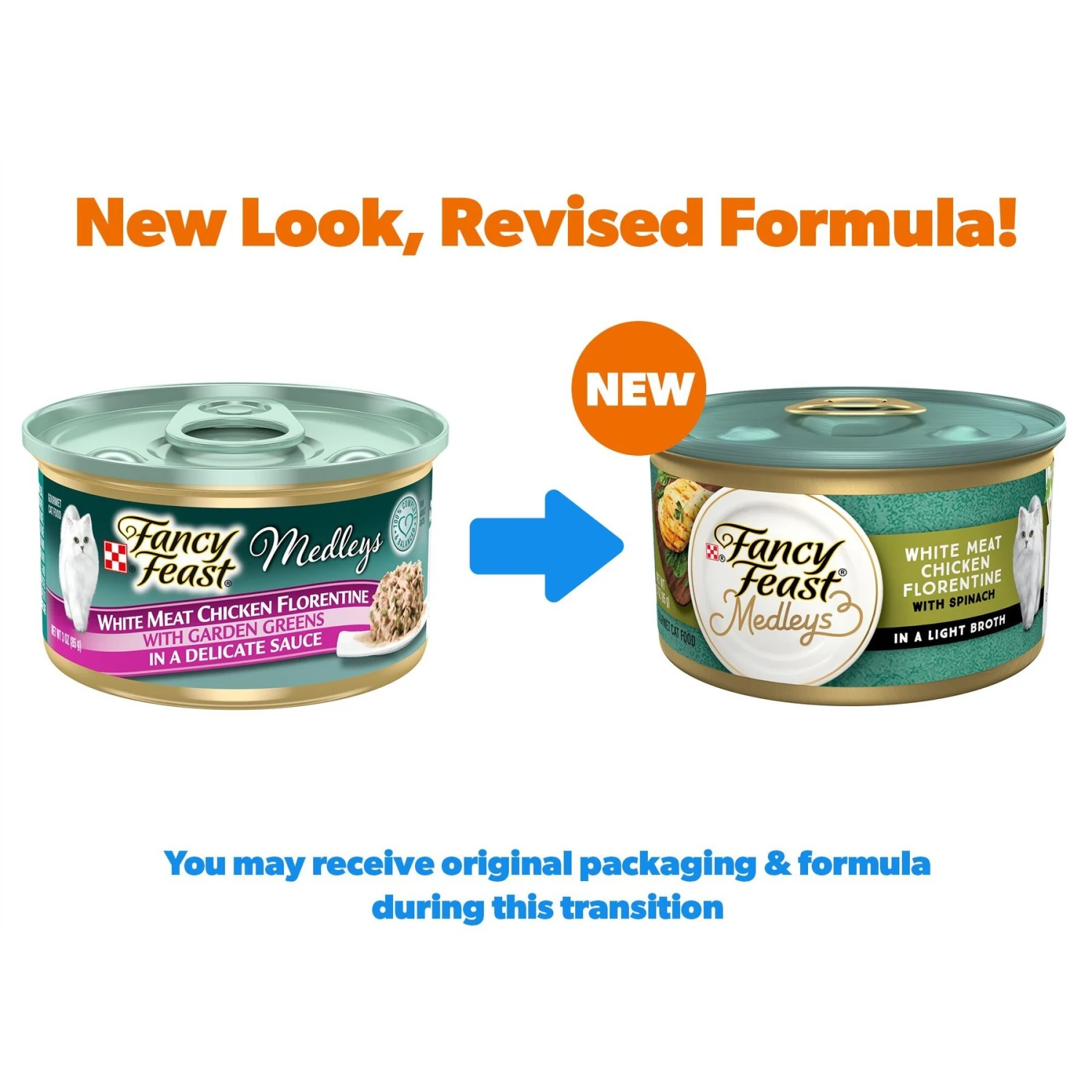 Fancy Feast Medleys White Meat Chicken Florentine Canned Cat Food 4 Fancy Feast Medleys White Meat Chicken Florentine Canned Cat Food - Image 2
