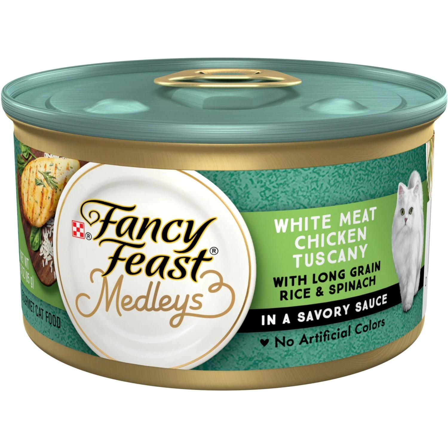 Fancy Feast Elegant Medleys White Meat Chicken Tuscany Canned Cat Food 3 Fancy Feast Elegant Medleys White Meat Chicken Tuscany Canned Cat Food