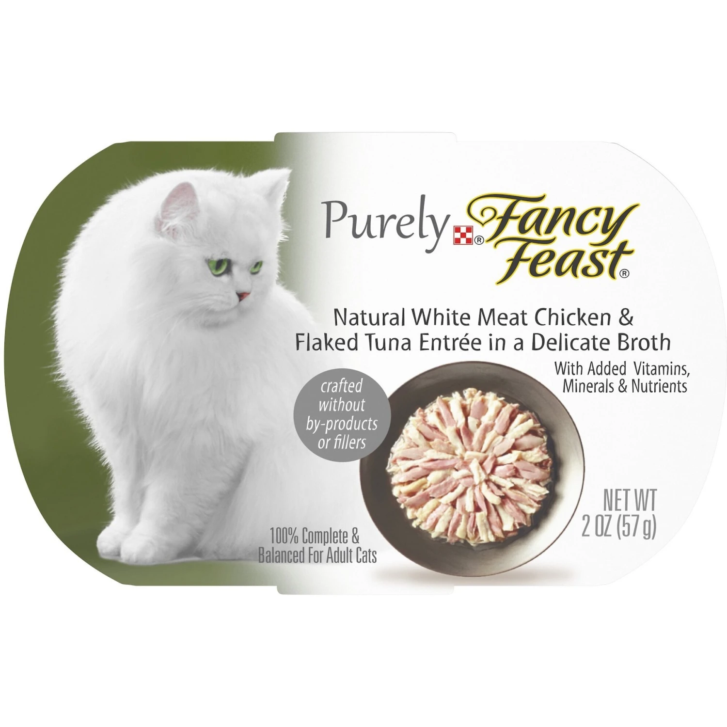 Fancy Feast Purely White Meat Chicken & Flaked Tuna Wet Cat Food 3 Fancy Feast Purely White Meat Chicken & Flaked Tuna Wet Cat Food