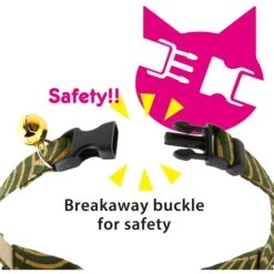 Necoichi Bandana Cat Collar With Air Tag Pocket, One Size -Blue Buffalo Shop 759454 PT3. AC SS1800 V1682709787