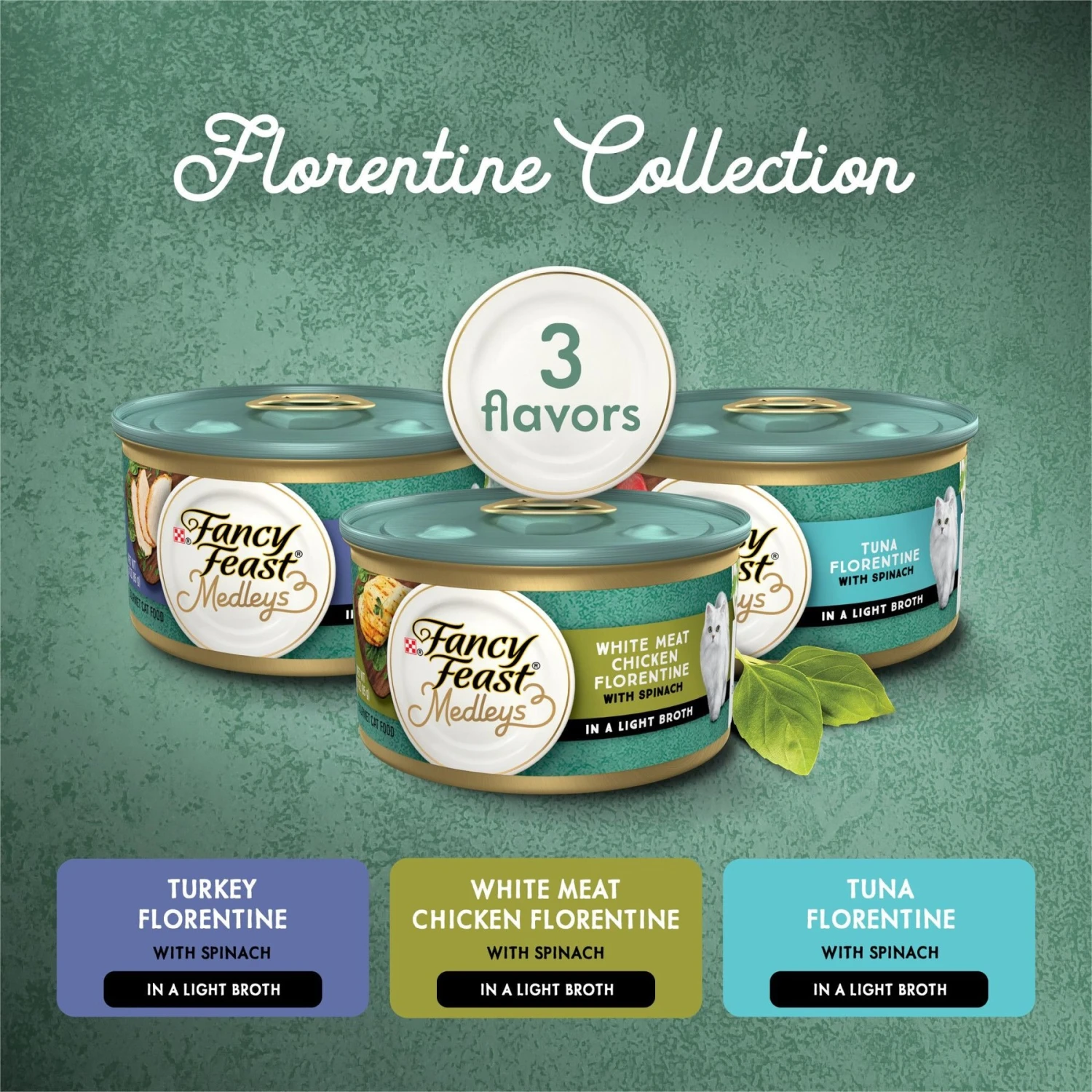 Fancy Feast Medleys Florentine Collection Pack Canned Cat Food 4 Fancy Feast Medleys Florentine Collection Pack Canned Cat Food - Image 2