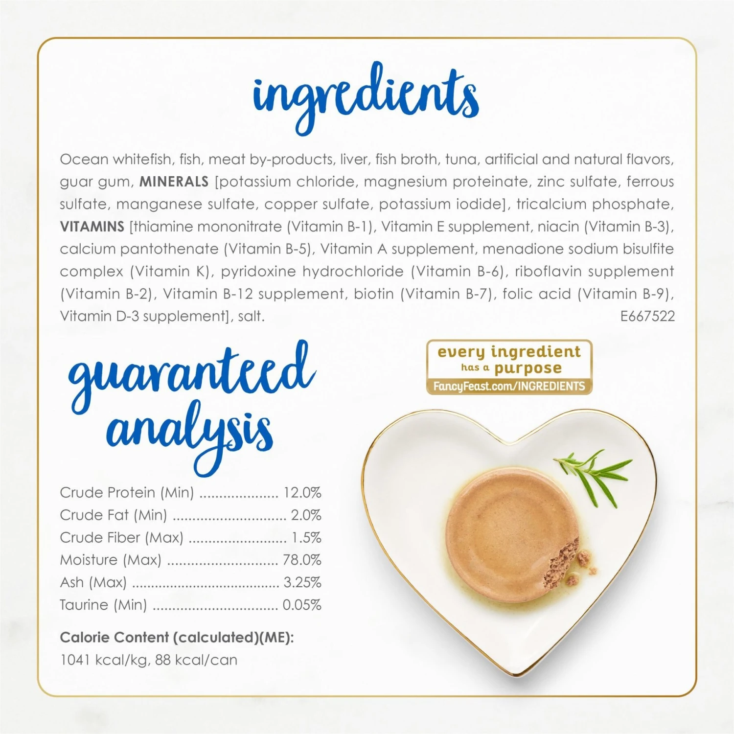 Fancy Feast Classic Ocean Whitefish & Tuna Feast Wet Cat Food 7 Fancy Feast Classic Ocean Whitefish & Tuna Feast Wet Cat Food - Image 5